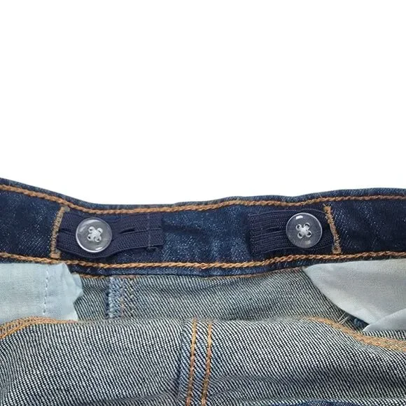 Old Navy Toddler Girl 5T Skinny Jeans Adjustable Waist Pull-On Dark Wash - Picture 8 of 8